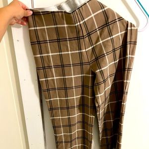 Plaid dress pants